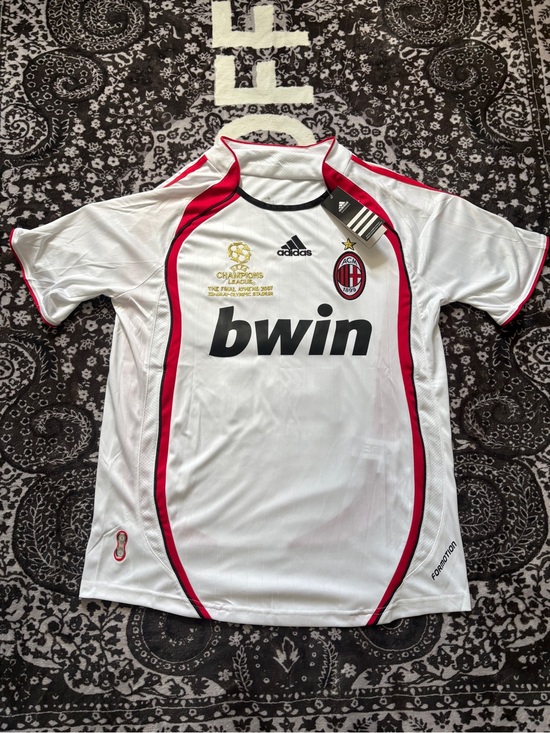 adidas Other - AC Milan 2007 Away Kaka #22 UCL Final Retro Soccer Jersey Size Men Large